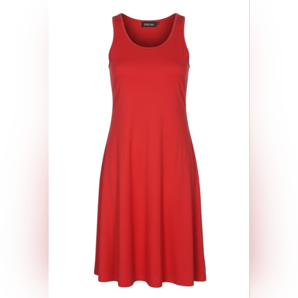 Elegant Orange 24Seven Dress - Picture 2 of 2